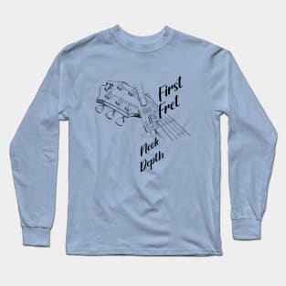 First Fret Neck Depth black Long Sleeve T-Shirt